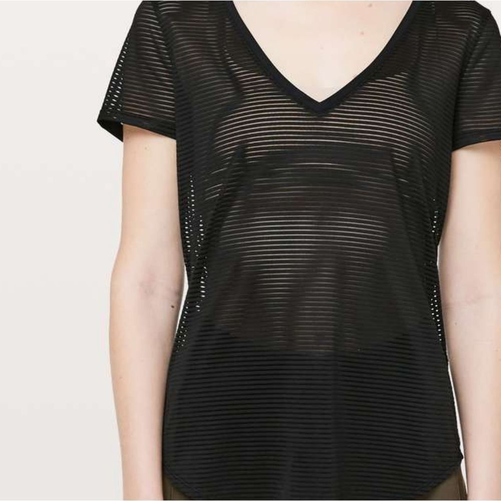 NWT Sz 6 LULULEMON All Love Tee Sheer